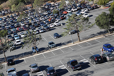 A Cal Poly parking lot
