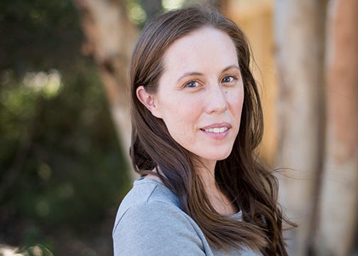 portrait of Amanda Lathrop looking at the viewer