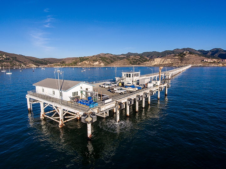 The Cal Poly pier in Avila Beach