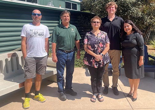 Five members of Cal Poly vanpool group that won 2023 summer challenge