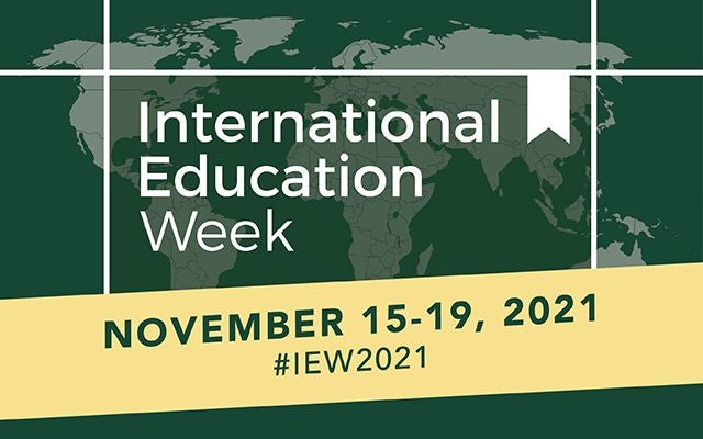 International Education Week to be Held Nov