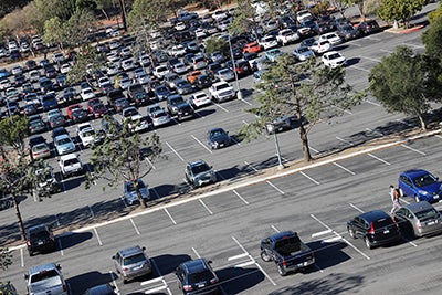 A Cal Poly parking lot