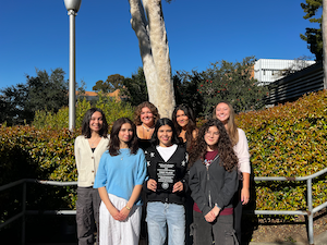 Group of students pose together.