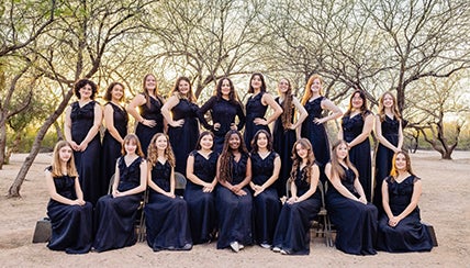 Members of the Tucson Girls Chorus