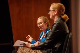 Organist Anna Lapwood speaks with Cal Poly Arts Director Molly Clark.