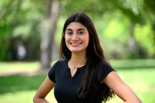 Student Olivia Madrigal poses for a photo.