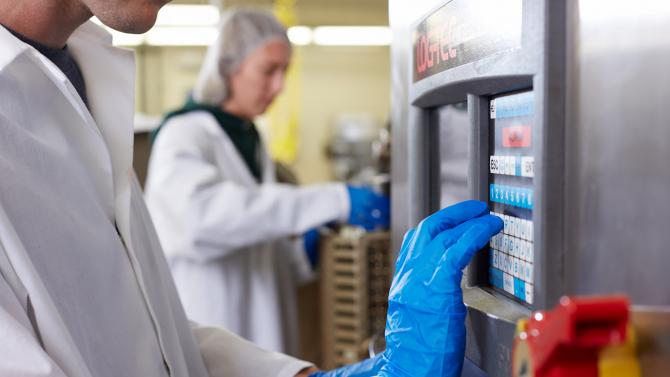 Food Science student in class