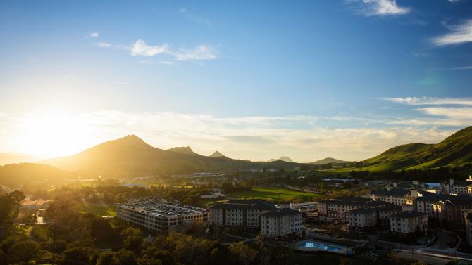 Sunset over the SLO cerros