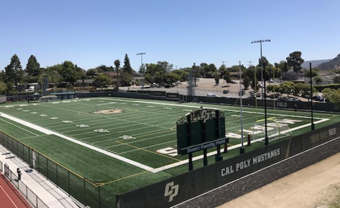 Wide view of the Doerr Family Field