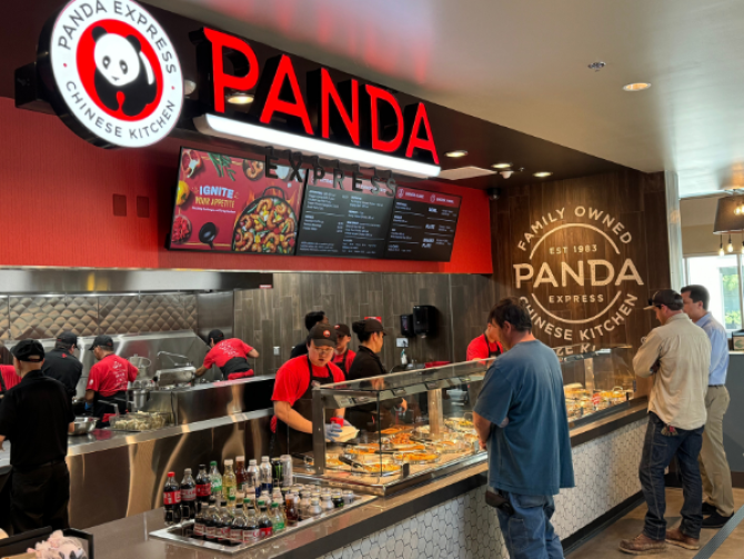 One of the most popular chains on Cal Poly is Panda Express.